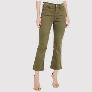 Olive 9" Billie Demi Boot Crop Jeans by J. Crew Size 29 High Rise